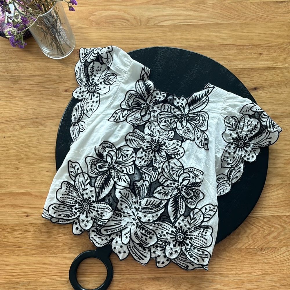 Anthropologie Floral Top